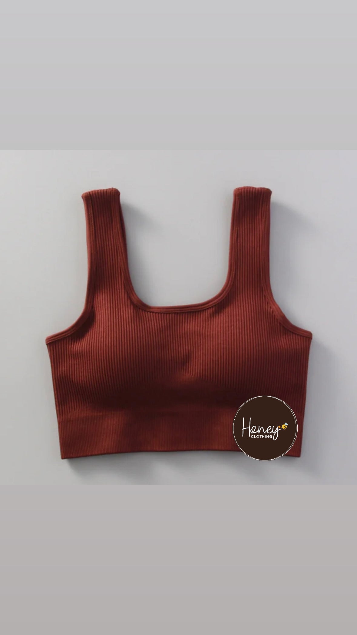 Scoop Neck Sports Bra