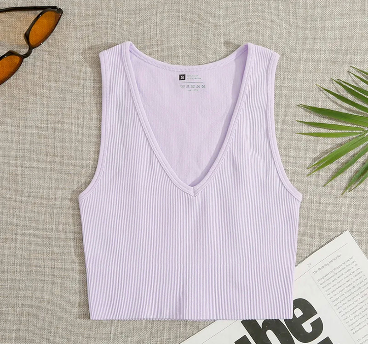 Heather Crop Top